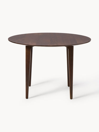 Archinta Round Dining Table in Mango Wood, Ø 110 cm