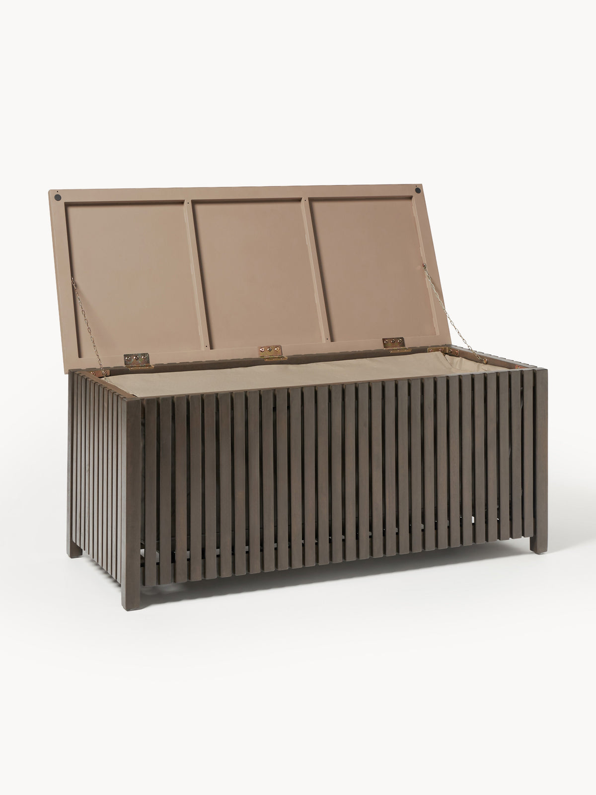 Arkilo Garden Storage Box in Acacia Wood with Insert, W 129 cm