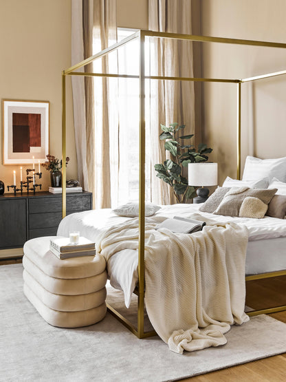 Belalba Metal Four-Poster Bed