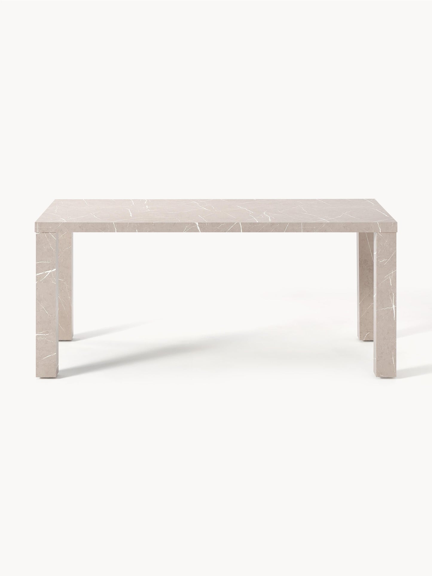 Carseld Marble-Look Dining Table, 180 x 90 cm