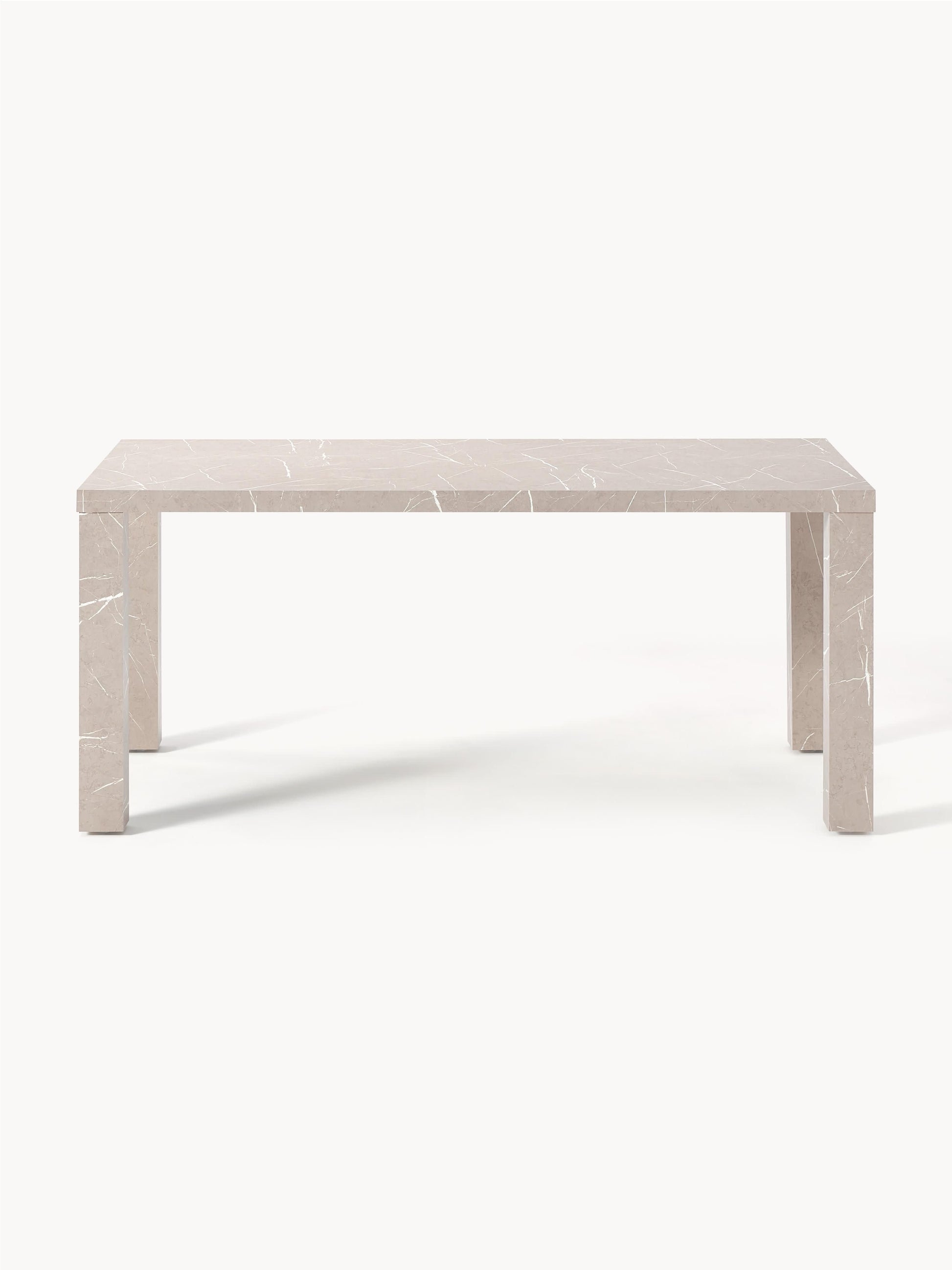 Carseld Marble-Look Dining Table, 180 x 90 cm