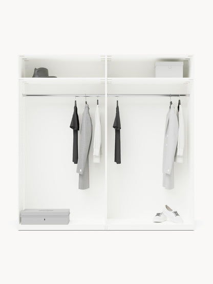 Charquil Modular Hinged-Door Wardrobe, 200 cm Wide, in Various Sizes