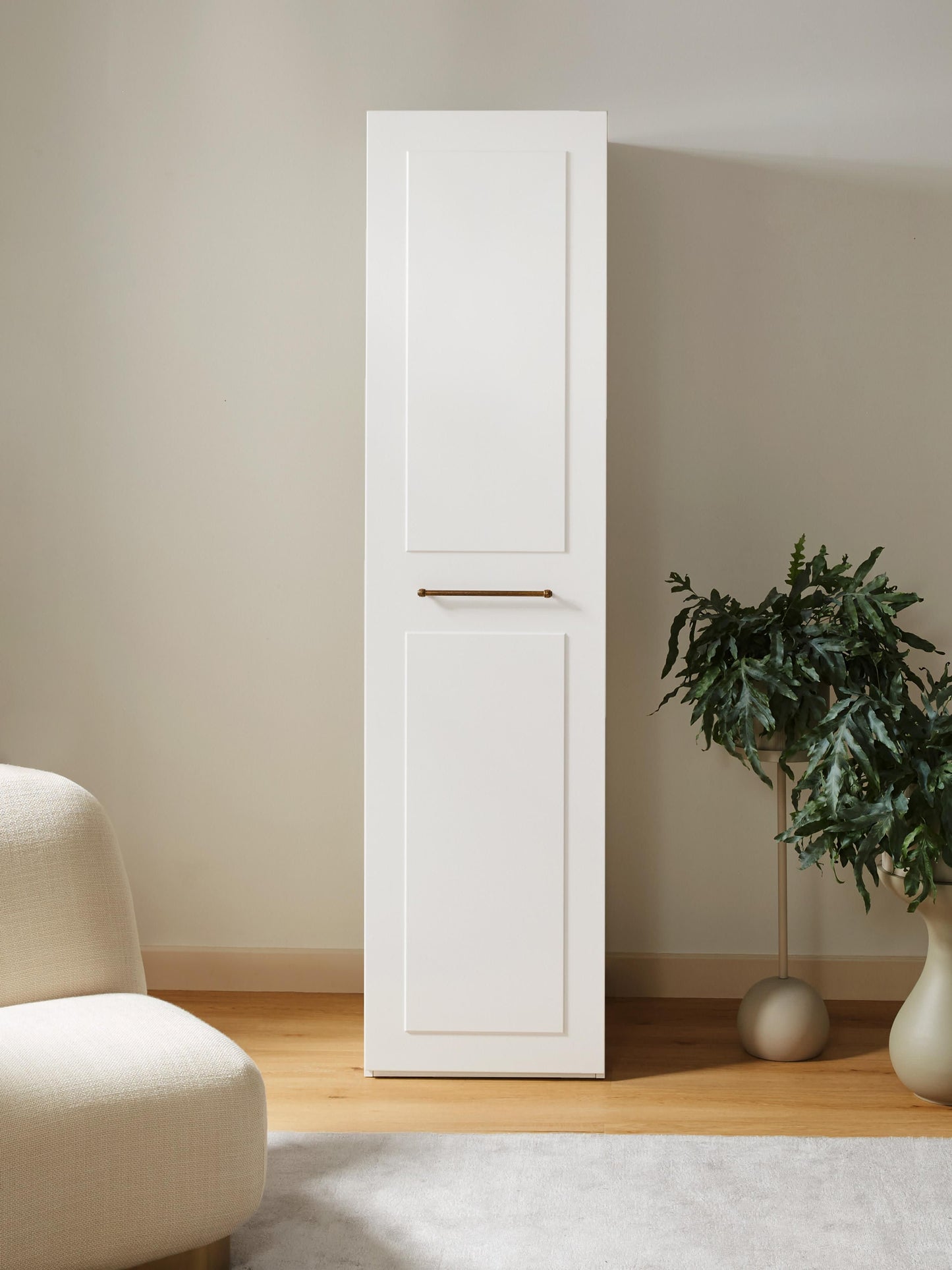 Charquil Modular Hinged-Door Wardrobe, 50 cm Wide, in Various Sizes