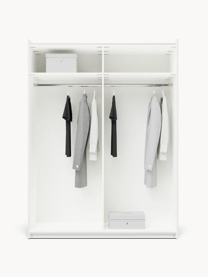 Charquil Modular Sliding-Door Wardrobe, 150 cm Wide, in Various Sizes