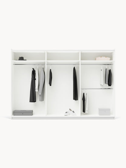 Charquil Modular Sliding-Door Wardrobe, 300 cm Wide, in Various Sizes