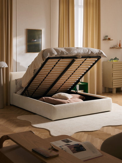 Clonoble Upholstered Bed with Storage