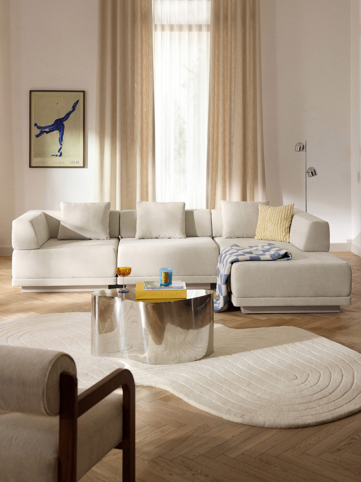 Colisto Modular Corner Sofa (4-Seater)