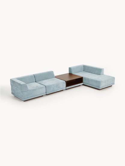 Colisto Modular Corner Sofa (4-Seater) with Coffee Table