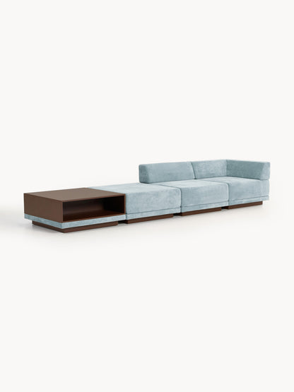 Colisto Modular Sofa (4-Seater) with Coffee Table & Ottoman