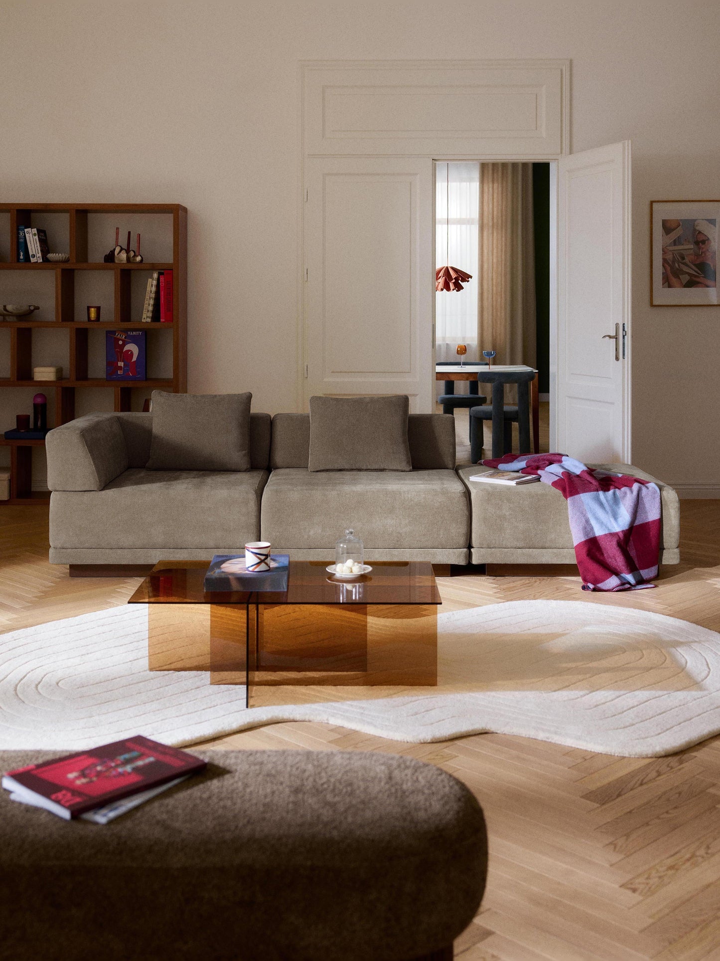 Colisto Modular Sofa (4-Seater) with Ottoman