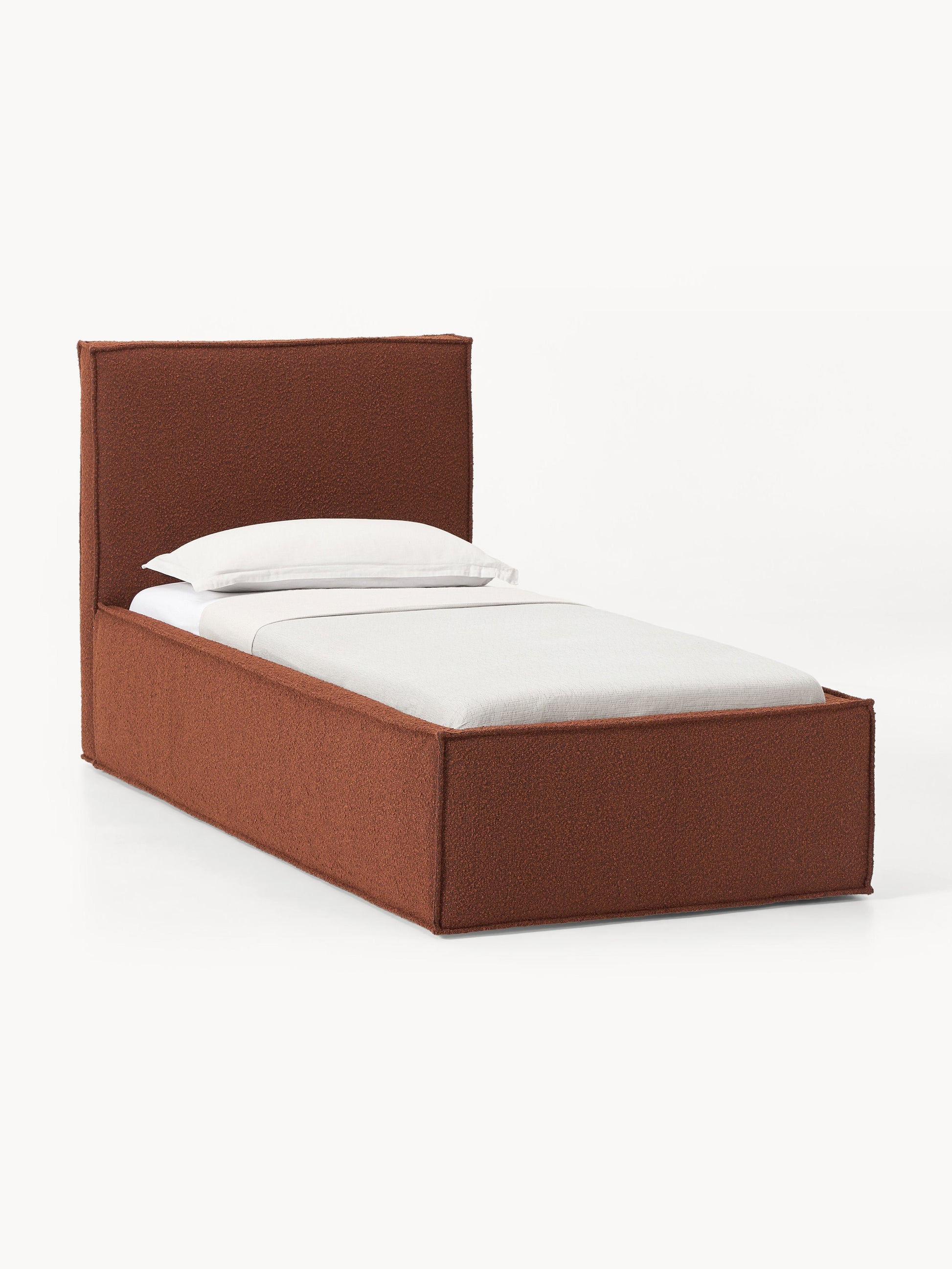 Dremira Single Bed in Bouclé