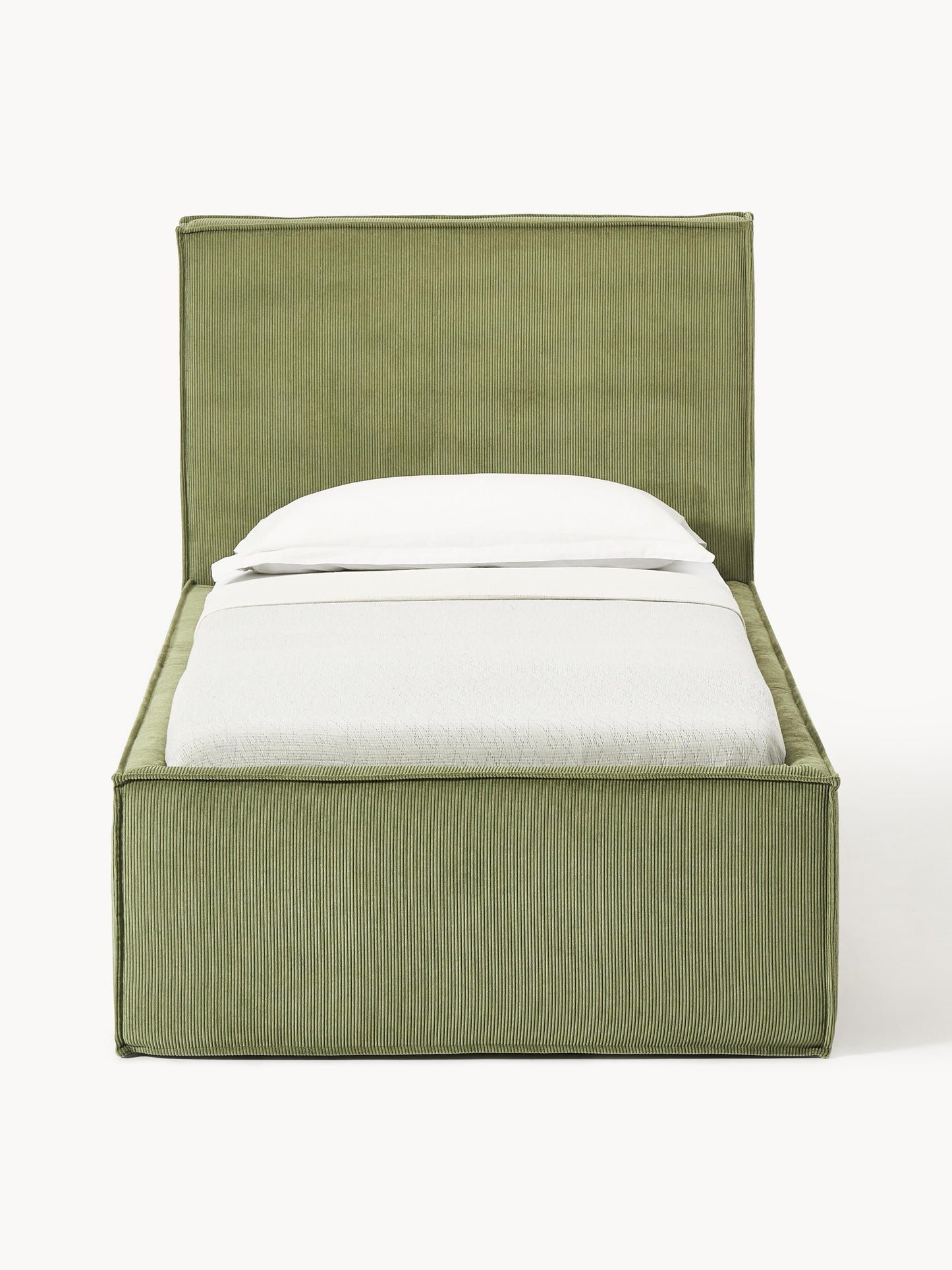 Dremira Single Bed in Corduroy