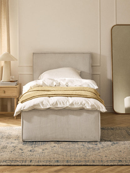 Dremira Single Bed in Corduroy