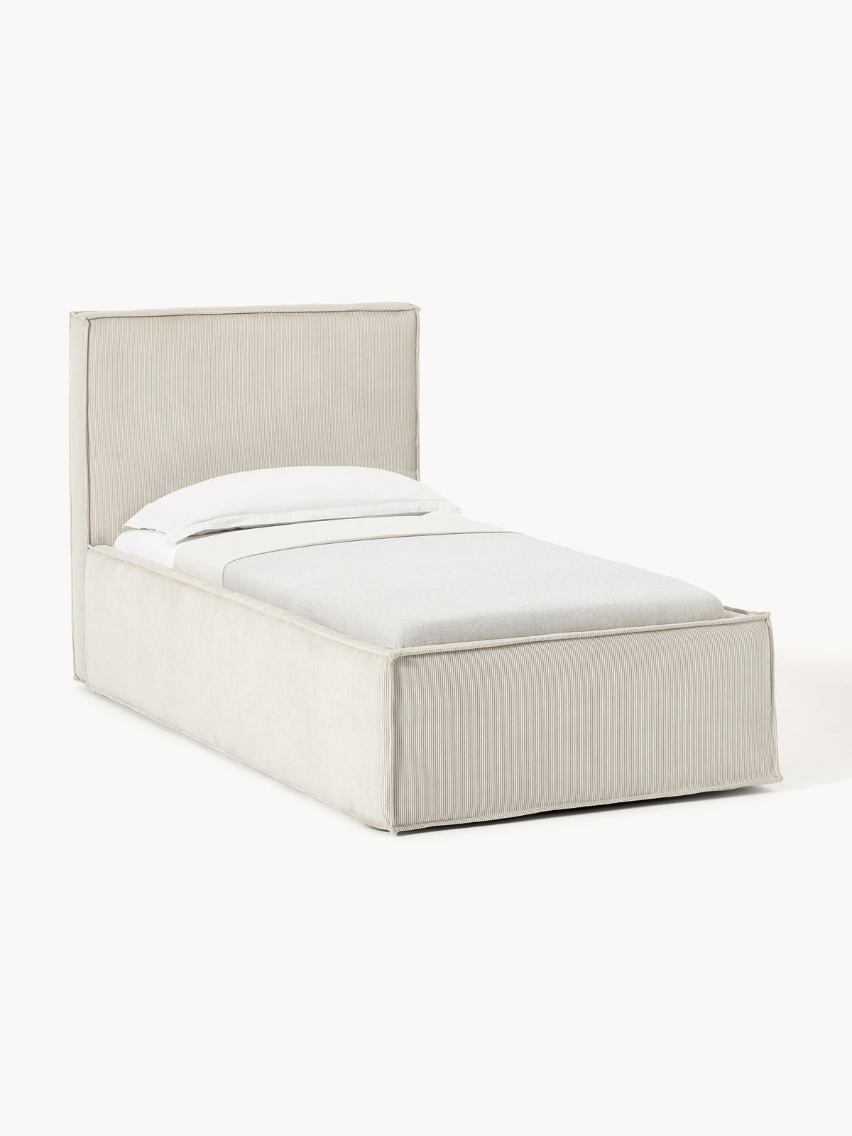Dremira Single Bed with Storage, Corduroy