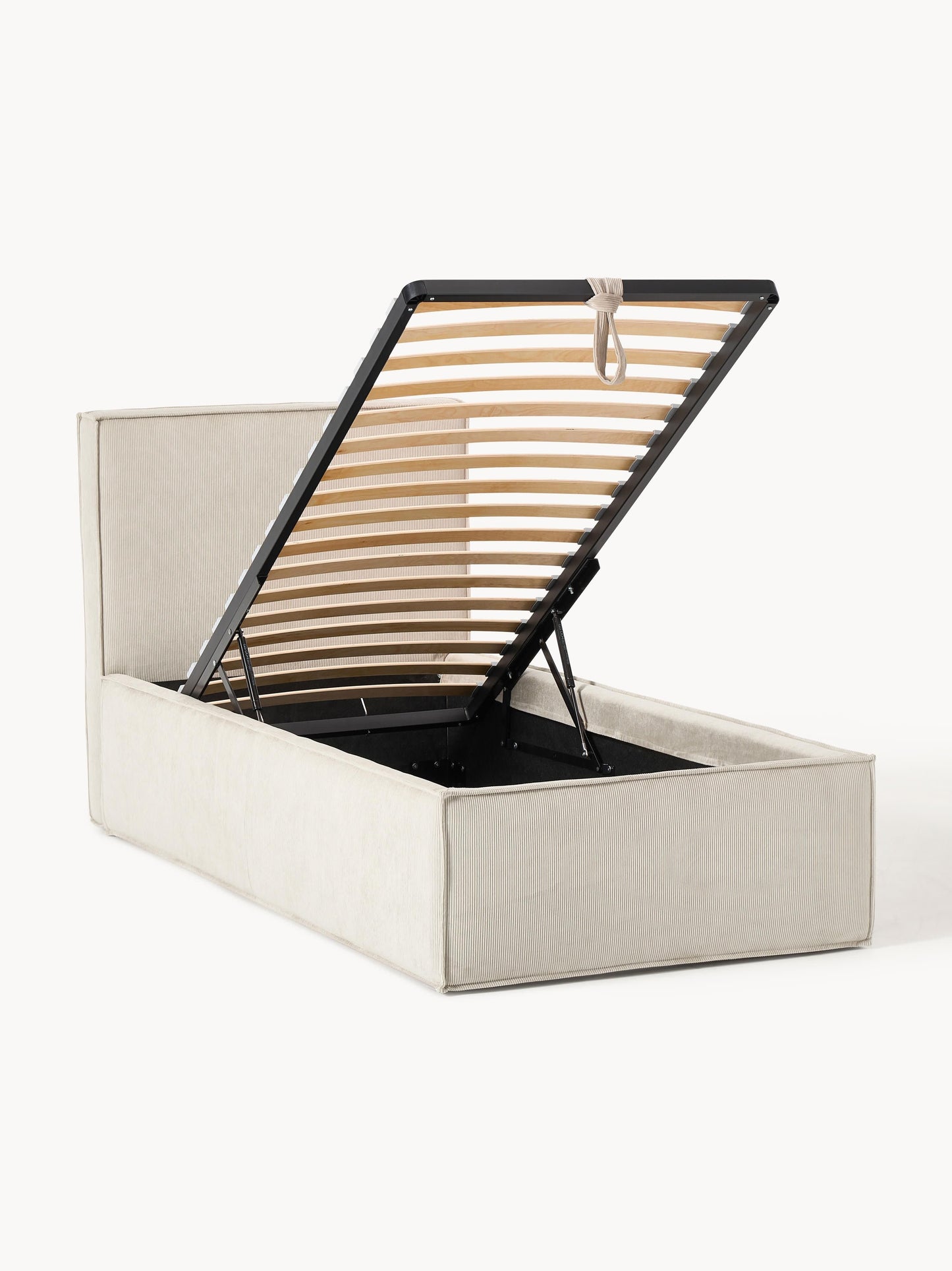 Dremira Single Bed with Storage, Corduroy