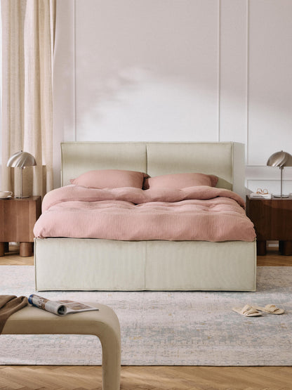 Dremira Upholstered Bed in Corduroy