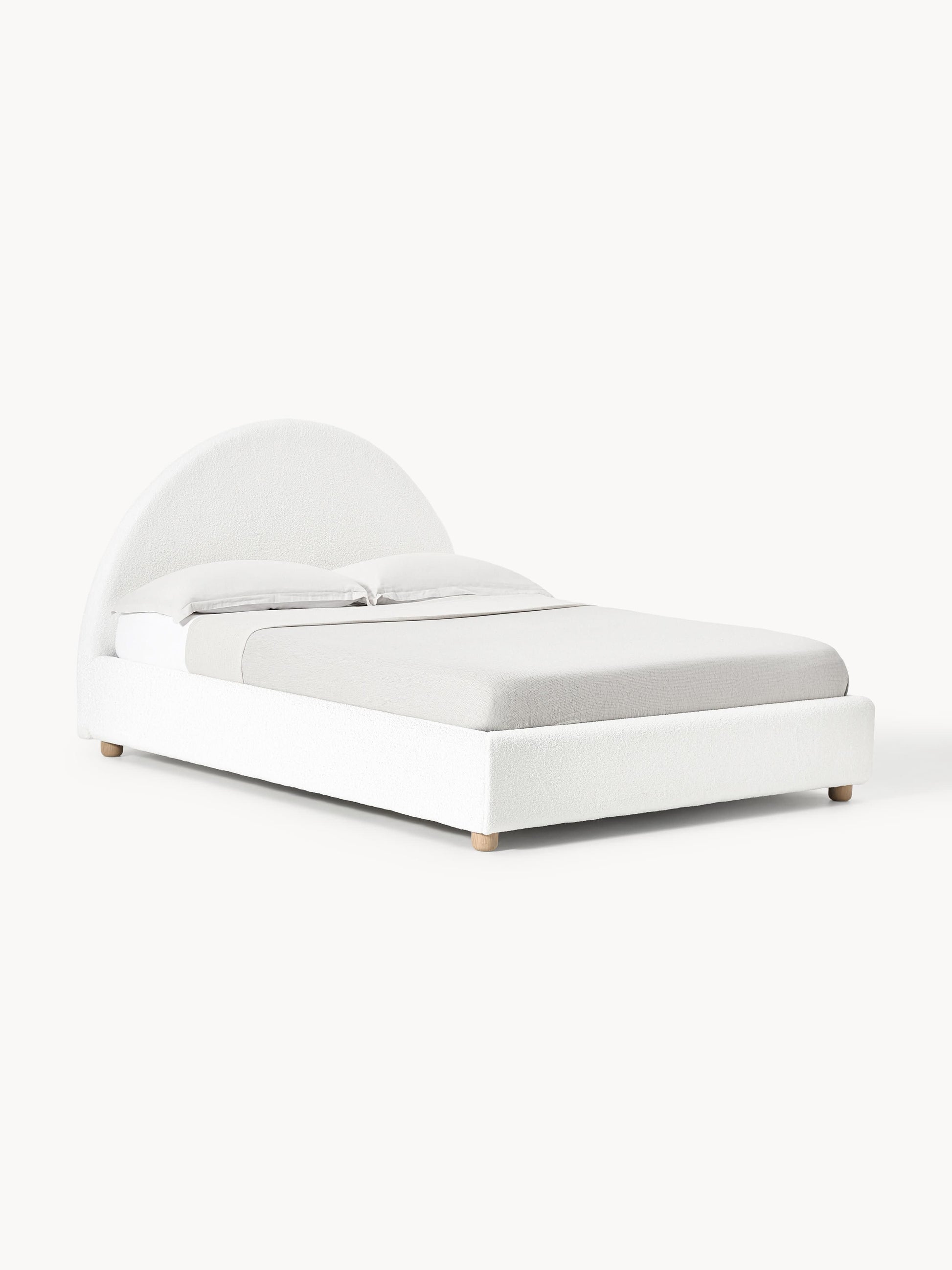 Ebilo Upholstered Storage Bed in Teddy