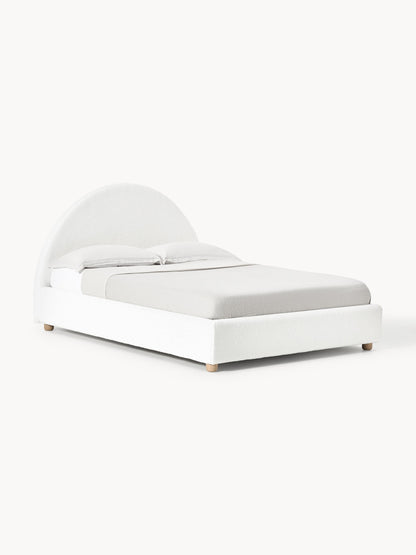 Ebilo Upholstered Storage Bed in Teddy