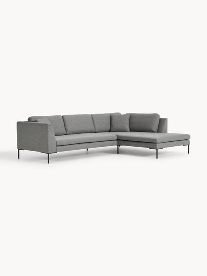 Emmatta Corner Sofa with Metal Legs