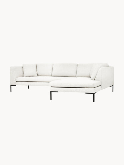 Emmatta Corner Sofa with Metal Legs