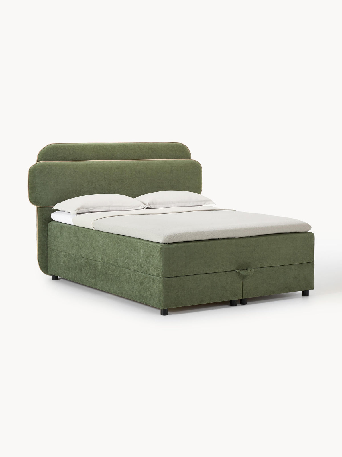Enrmeno Box Spring Bed with Storage