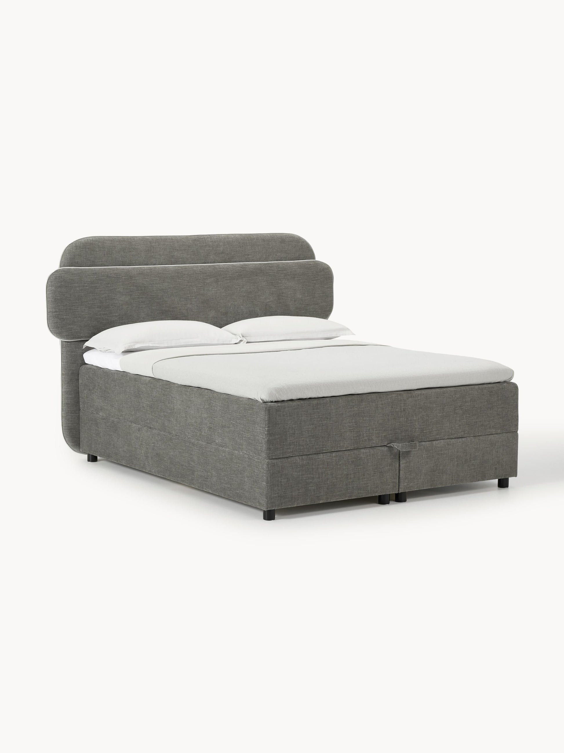 Enrmeno Box Spring Bed with Storage