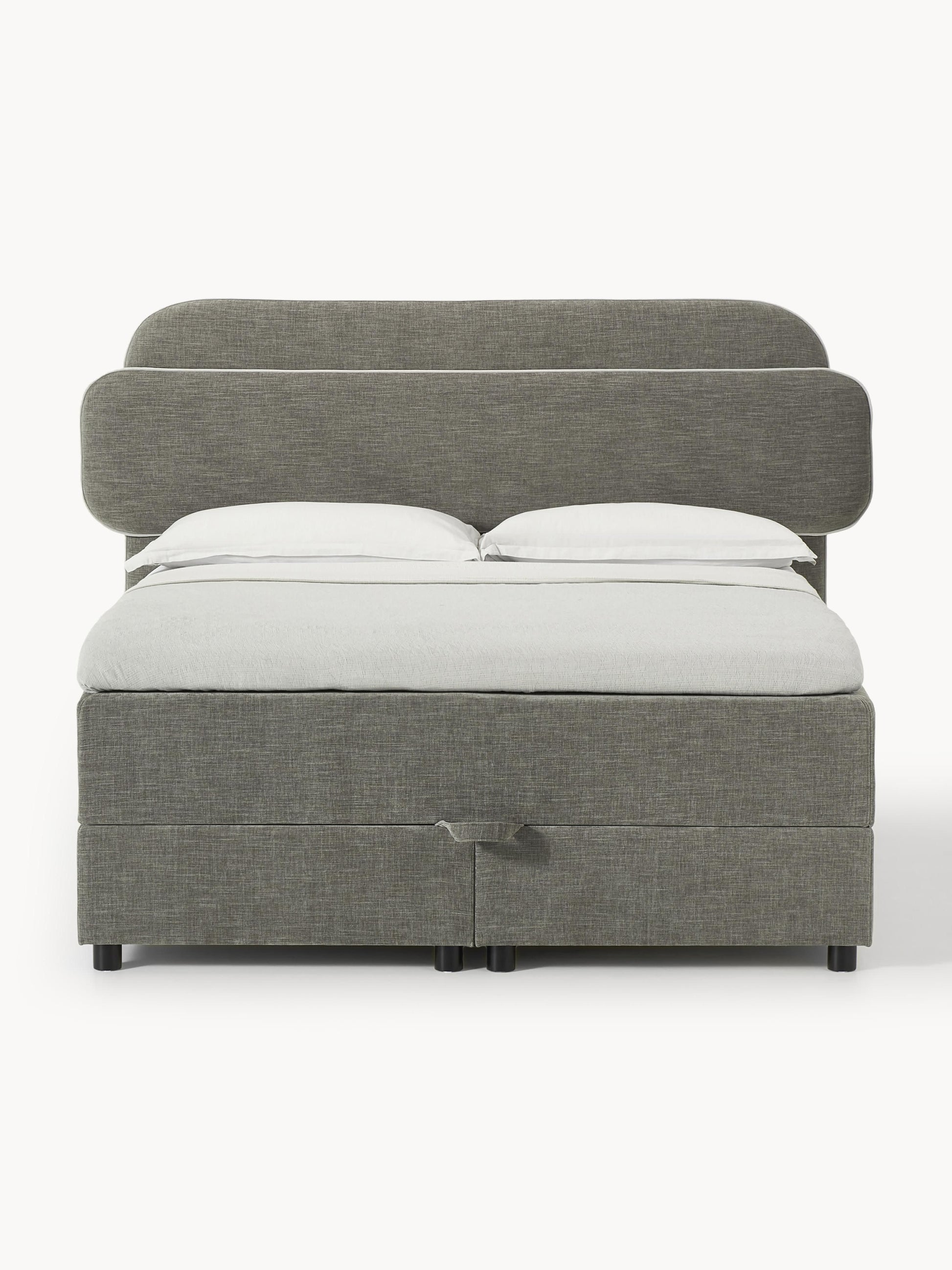 Enrmeno Box Spring Bed with Storage