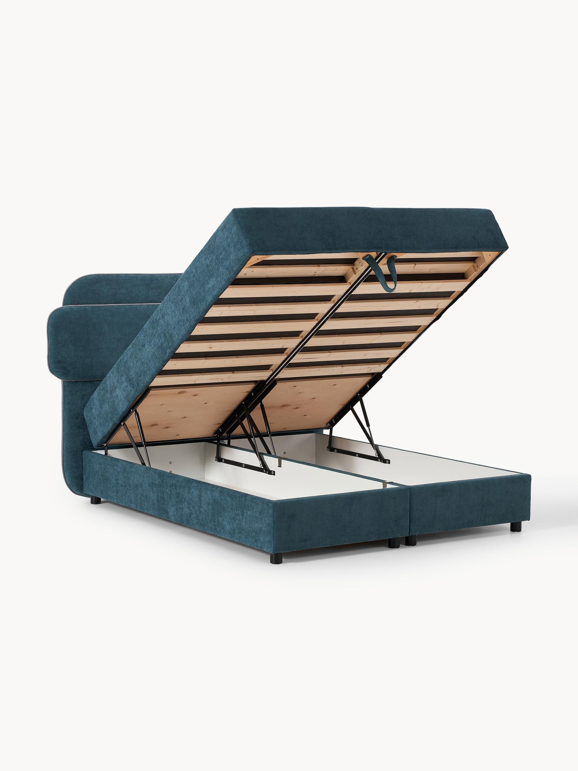 Enrmeno Box Spring Bed with Storage