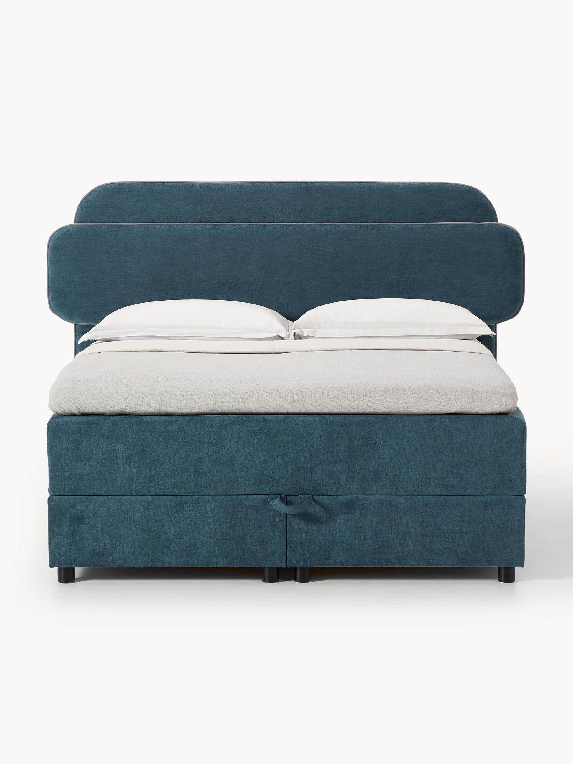 Enrmeno Box Spring Bed with Storage