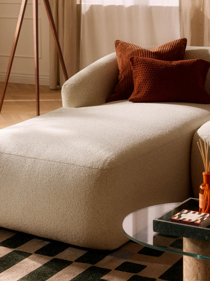 Fenrisa Chaise Corner Module in Bouclé