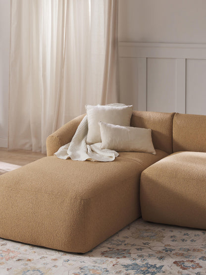 Fenrisa Chaise Corner Module in Bouclé