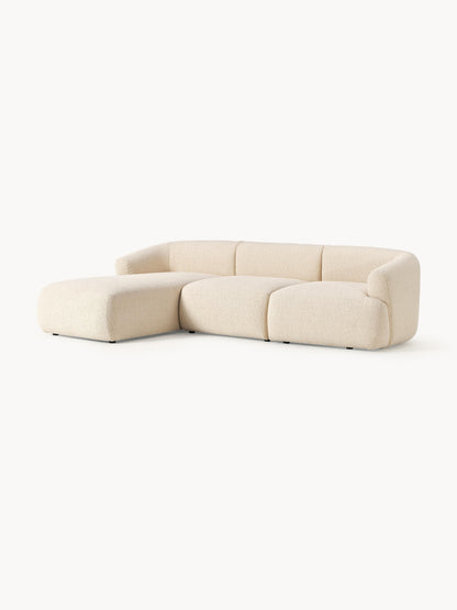 Fenrisa Modular Corner Sofa (3-Seater) in Bouclé