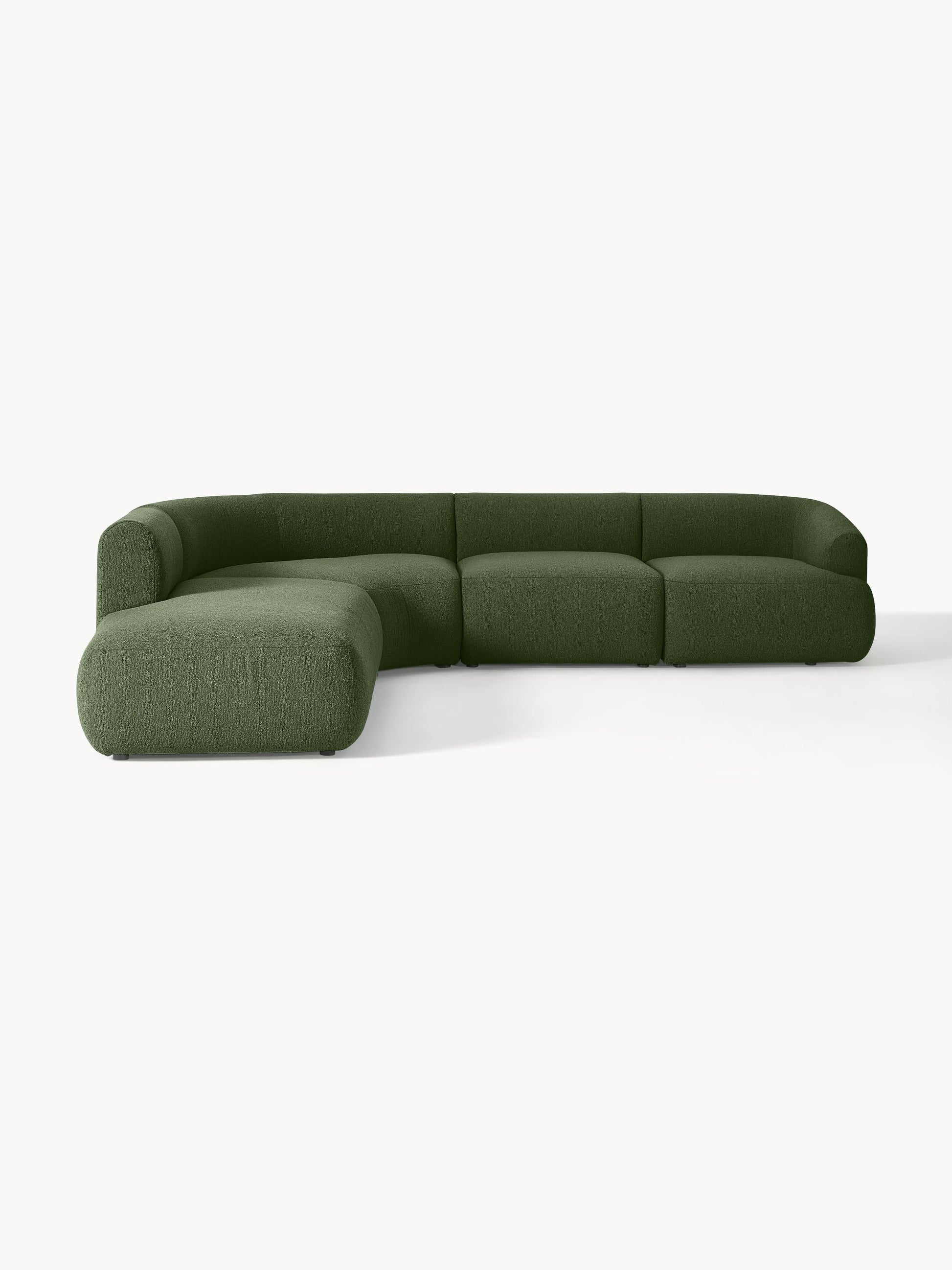 Fenrisa Modular Corner Sofa (4-Seater) in Bouclé