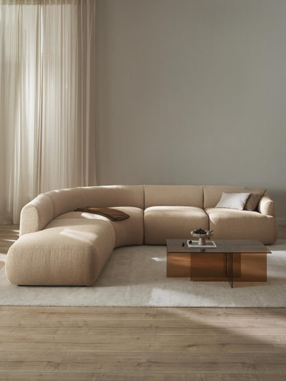 Fenrisa Modular Corner Sofa (4-Seater) in Bouclé