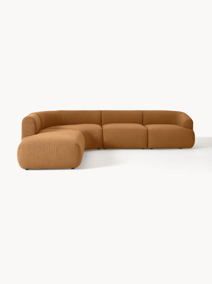 Fenrisa Modular Corner Sofa (4-Seater) in Bouclé