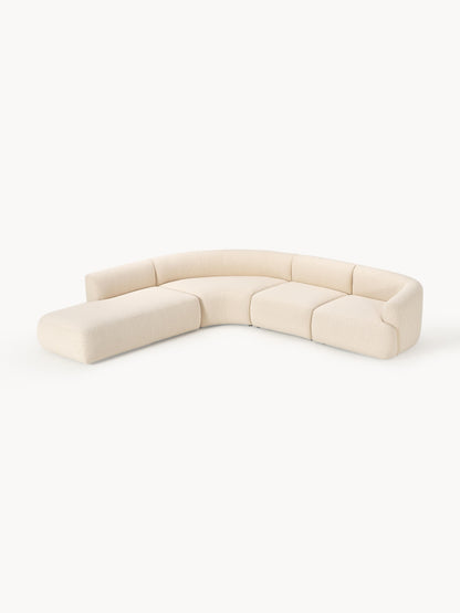 Fenrisa Modular Corner Sofa (4-Seater) in Bouclé