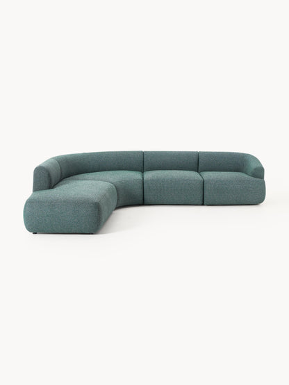 Fenrisa Modular Corner Sofa (4-Seater) in Bouclé
