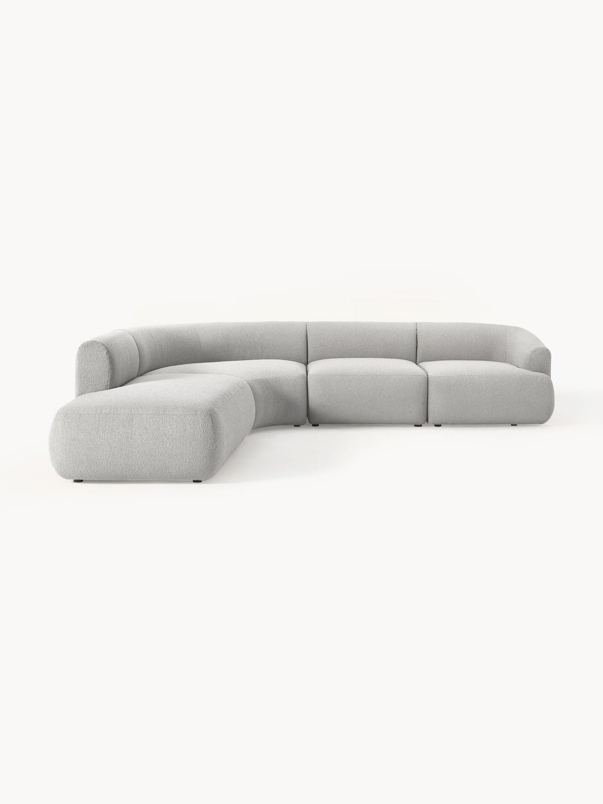 Fenrisa Modular Corner Sofa (4-Seater) in Bouclé