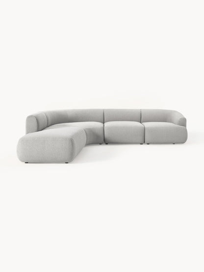 Fenrisa Modular Corner Sofa (4-Seater) in Bouclé