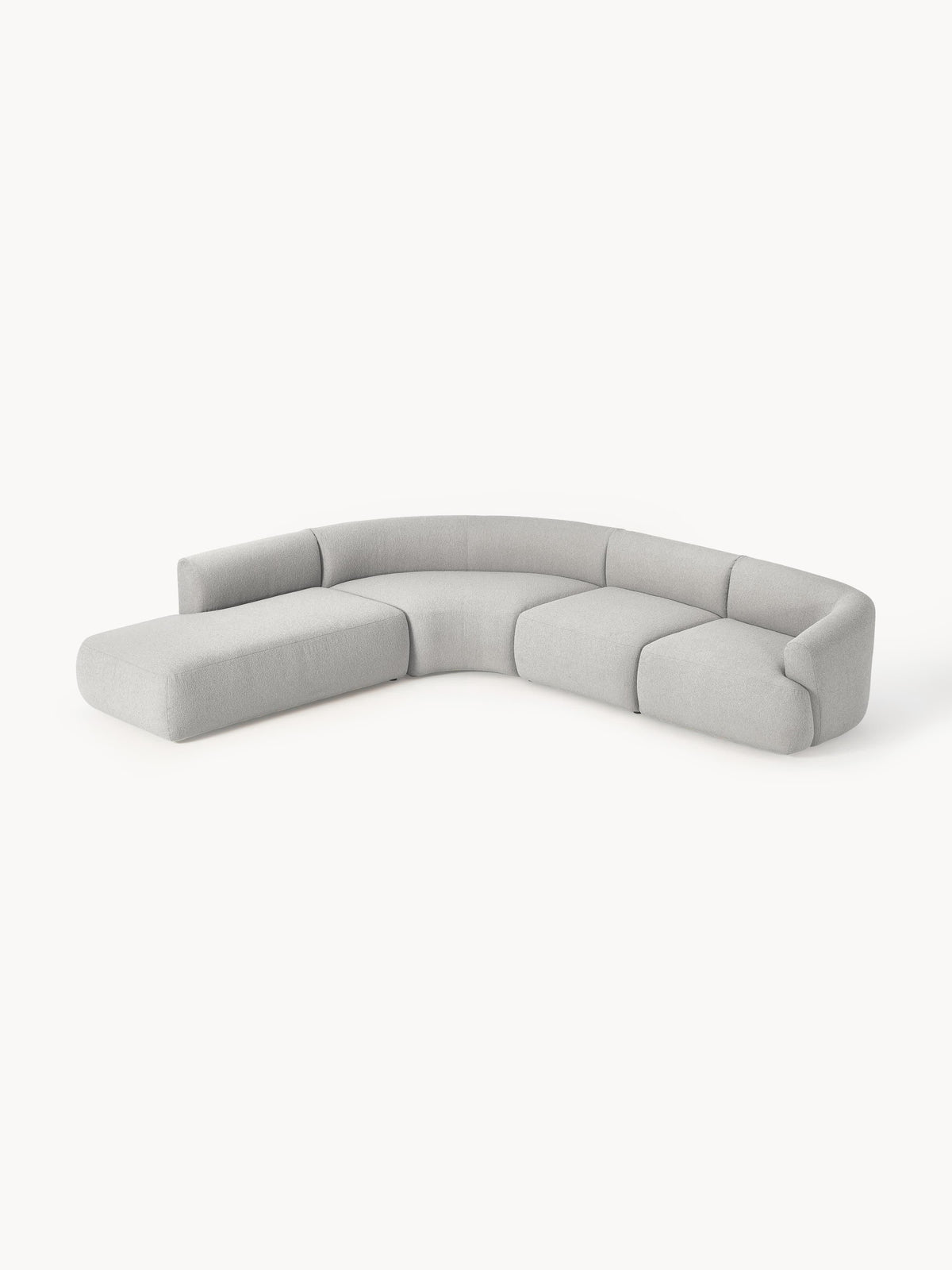 Fenrisa Modular Corner Sofa (4-Seater) in Bouclé
