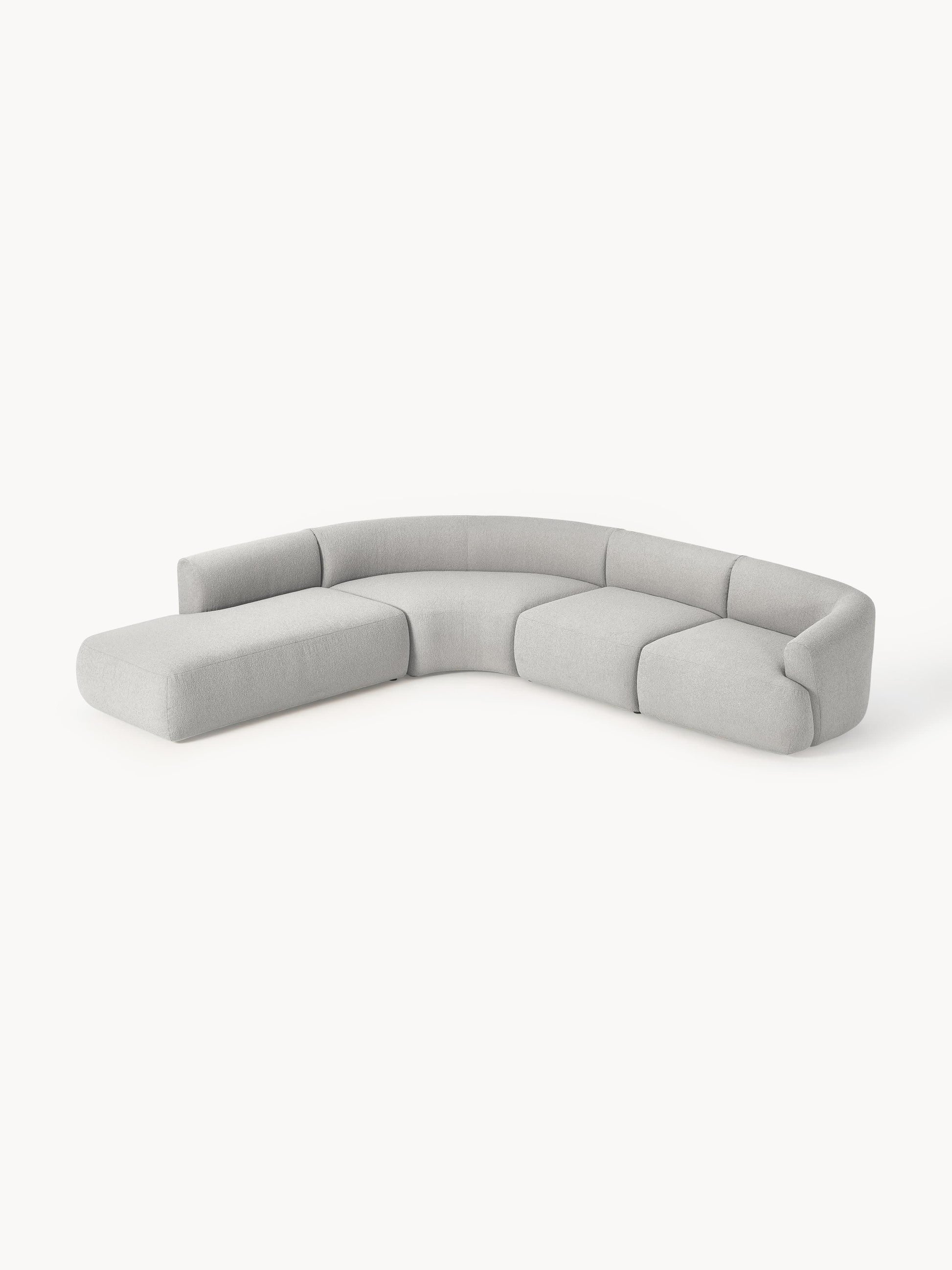 Fenrisa Modular Corner Sofa (4-Seater) in Bouclé