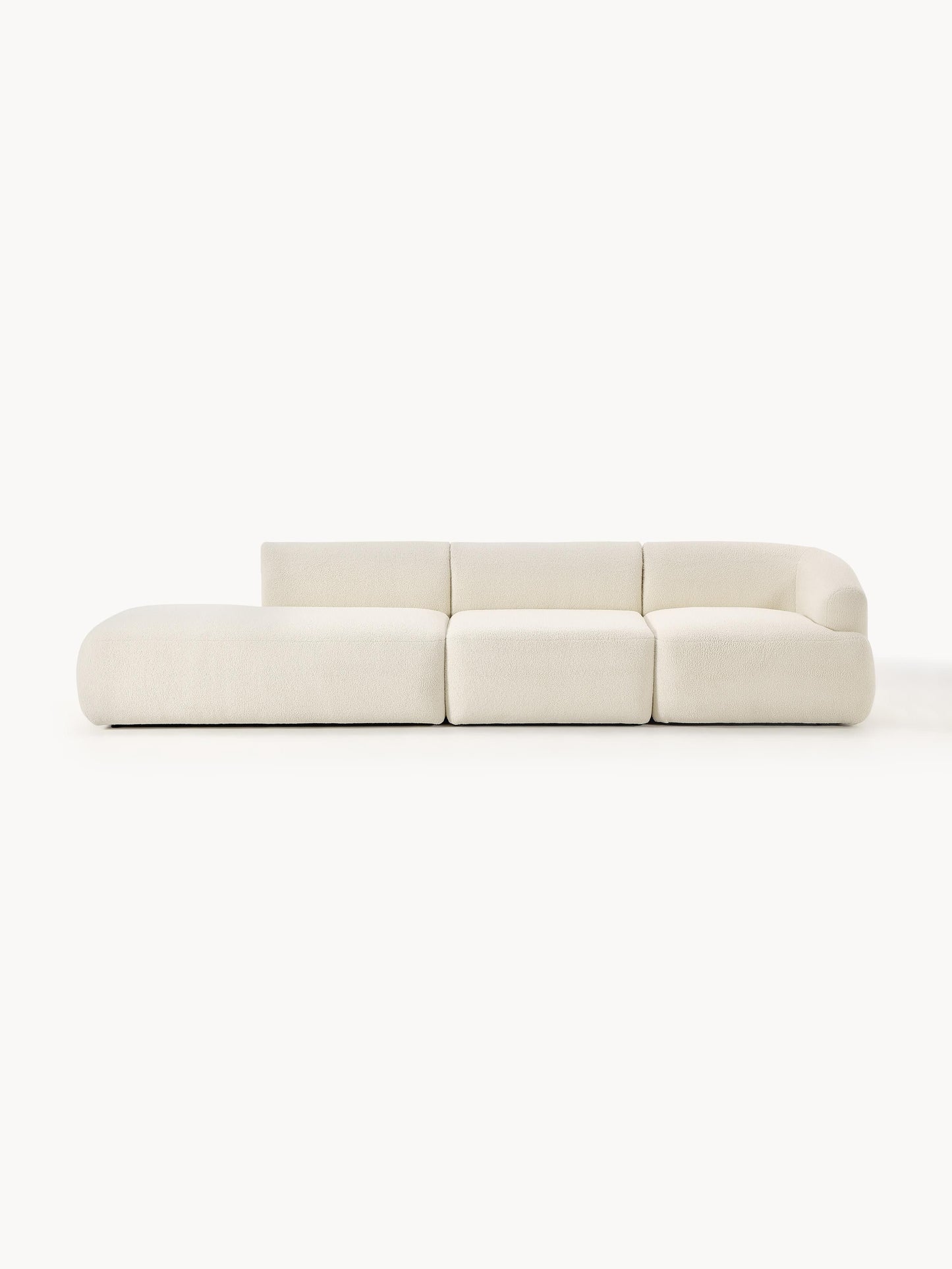 Fenrisa Modular Ottoman in Teddy (3-Seater)