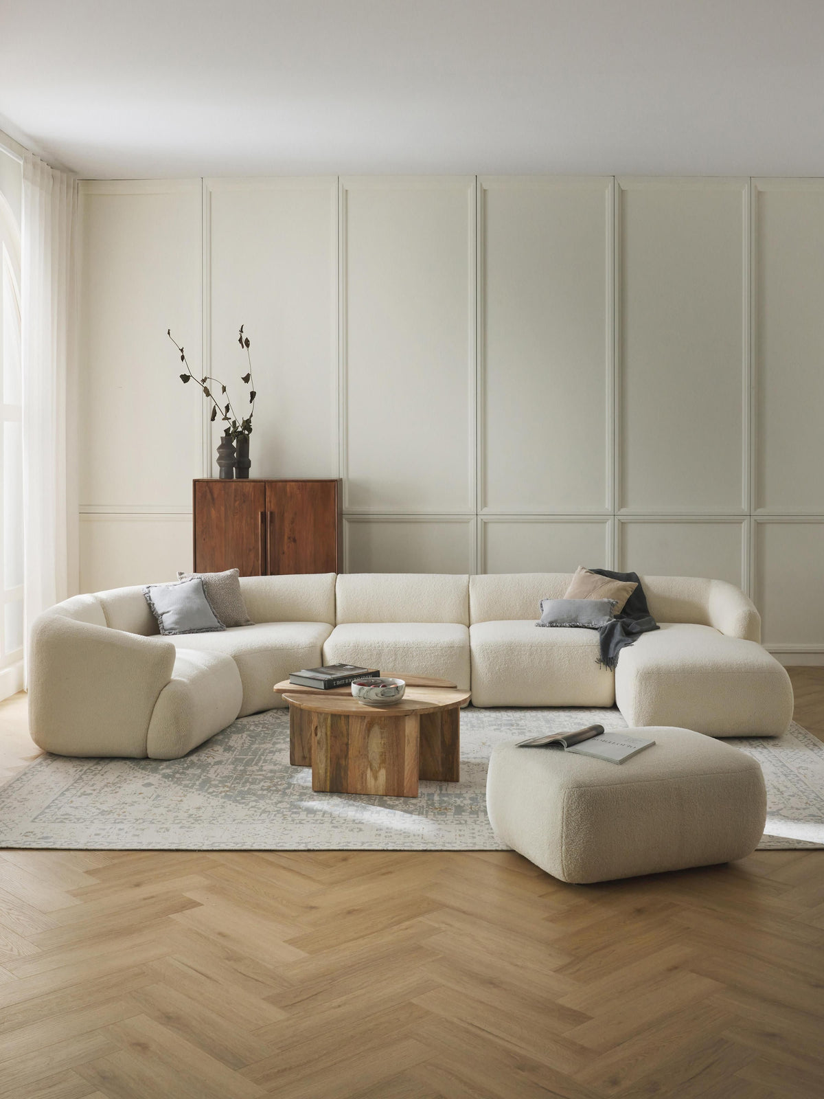 Fenrisa Modular Teddy Sofa, XL