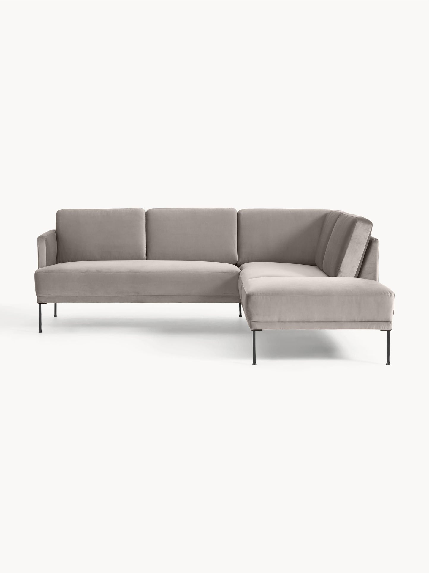 Fluvia Corner Sofa in Velvet