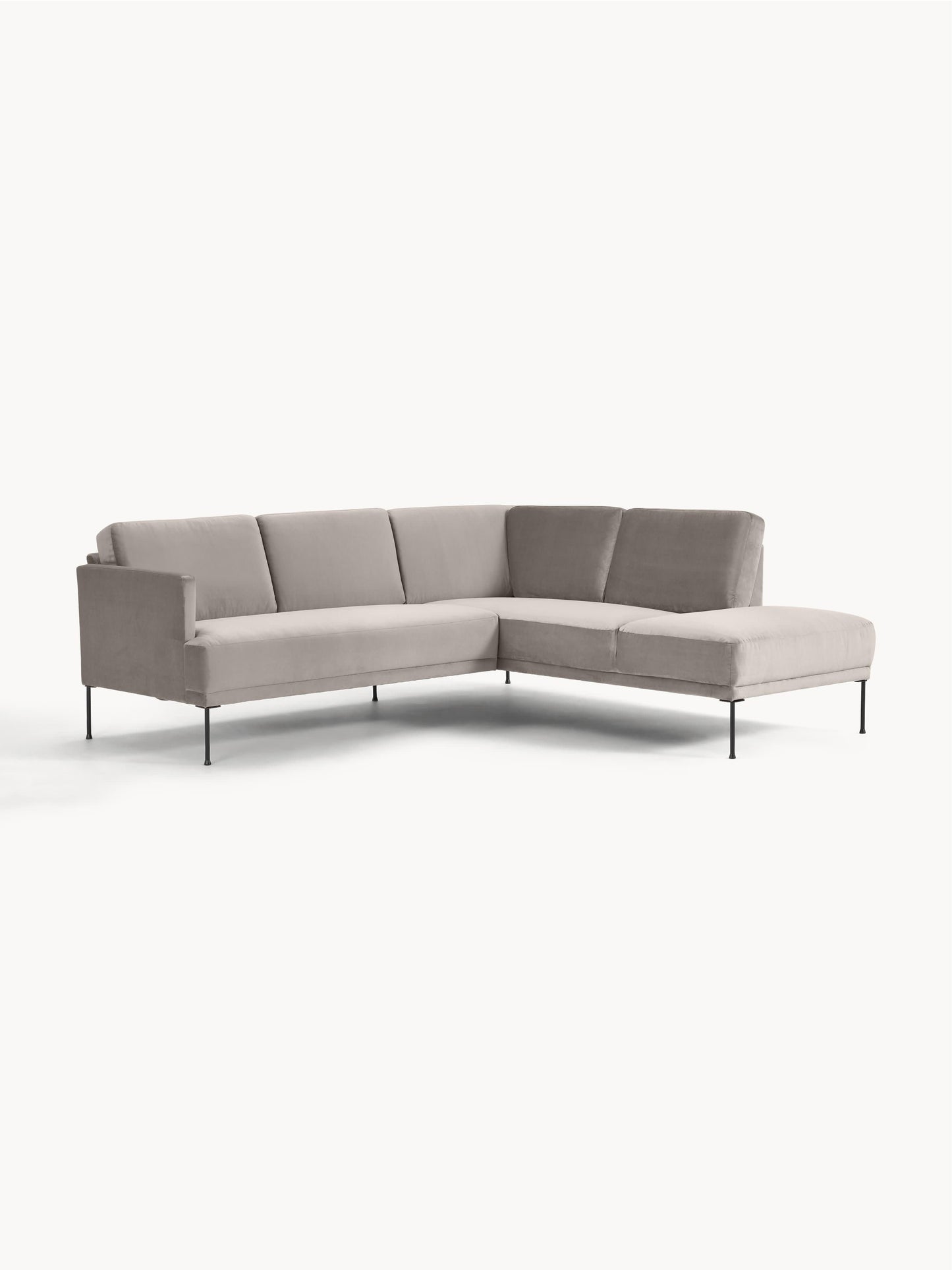 Fluvia Corner Sofa in Velvet