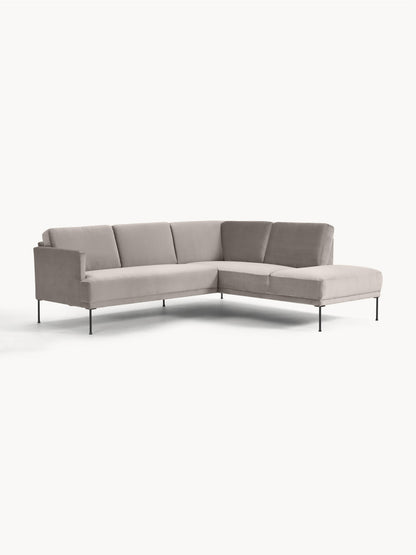 Fluvia Corner Sofa in Velvet