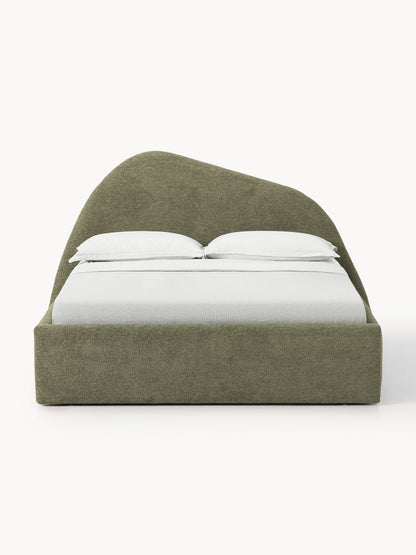 Garwell Upholstered Bed in Bouclé