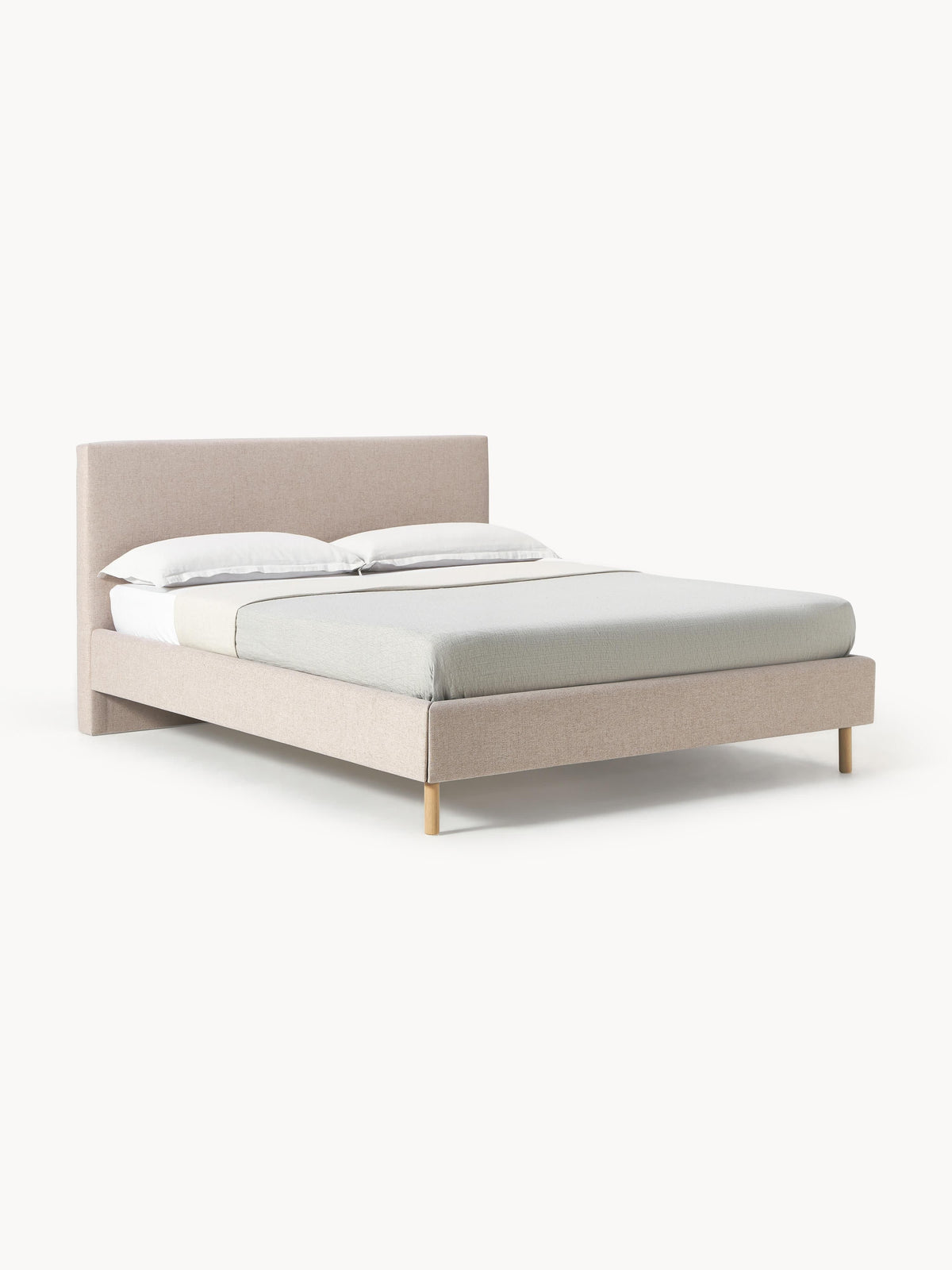 Giulrisa Upholstered Bed with Wooden Feet