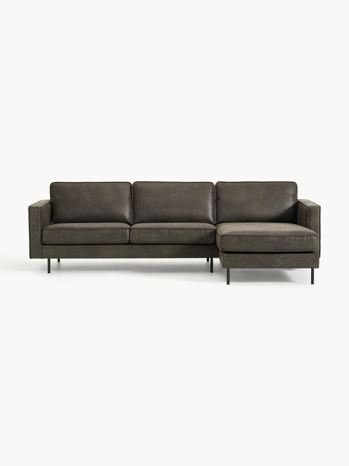 Hunseld Corner Sofa (3-Seater) in Leather