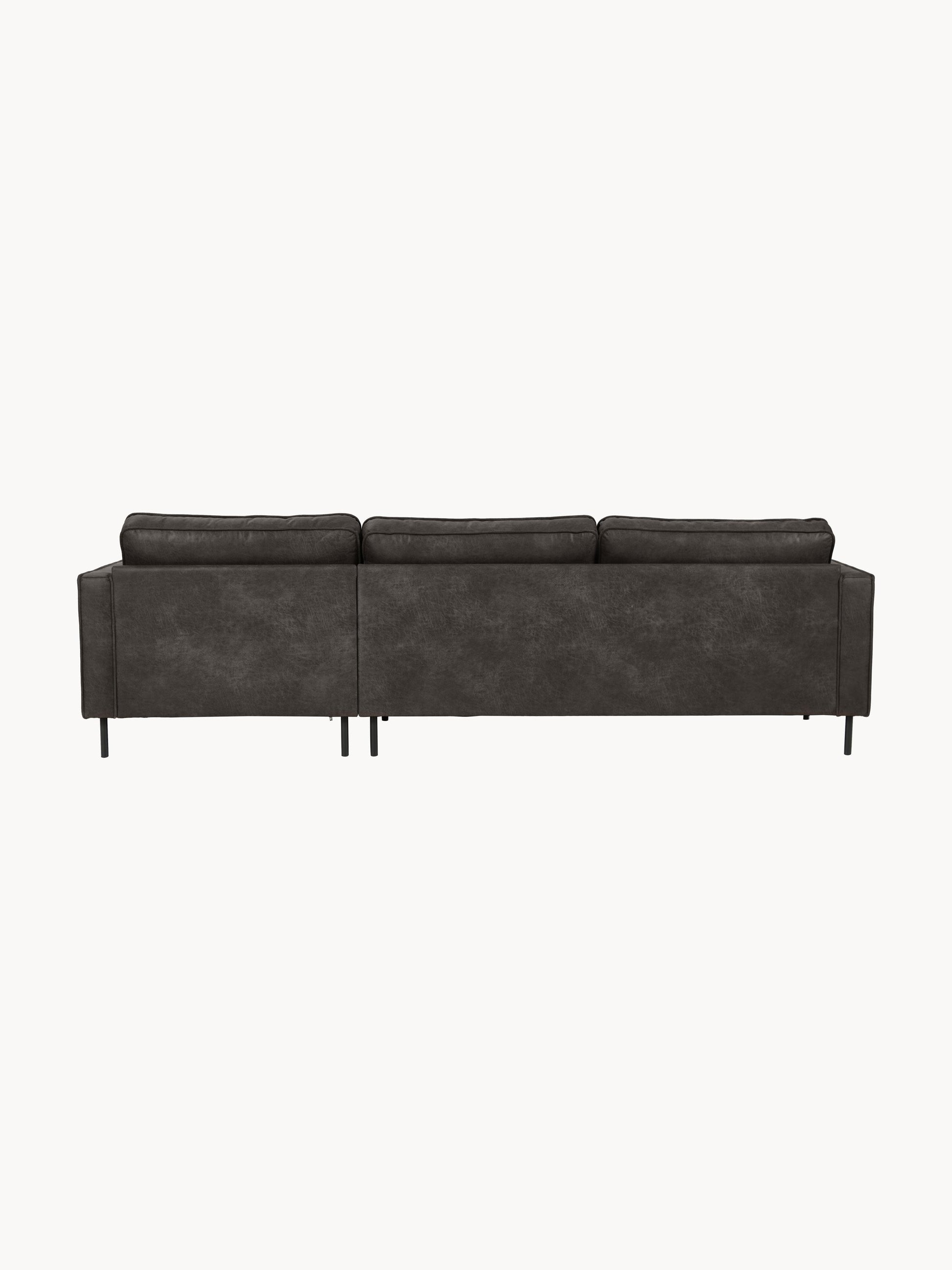 Hunseld Corner Sofa (3-Seater) in Leather